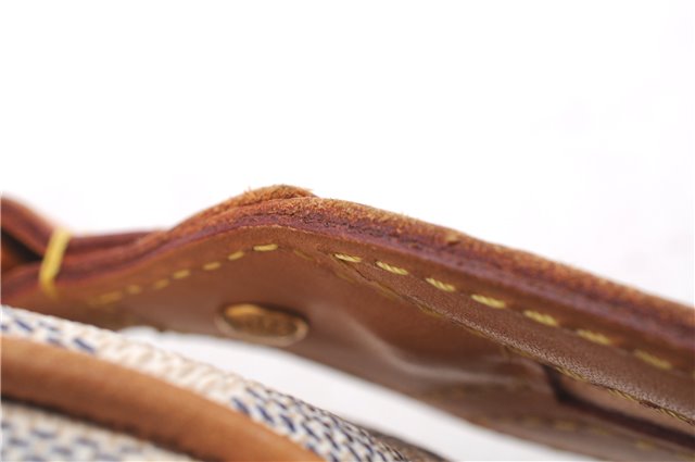 Authentic Louis Vuitton Damier Azur Stresa PM Shoulder Bag N42220 LV 9473E