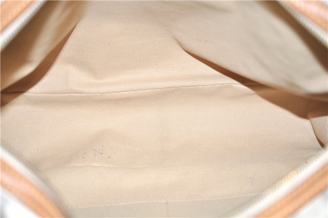 Authentic Louis Vuitton Damier Azur Stresa PM Shoulder Bag N42220 LV 9473E