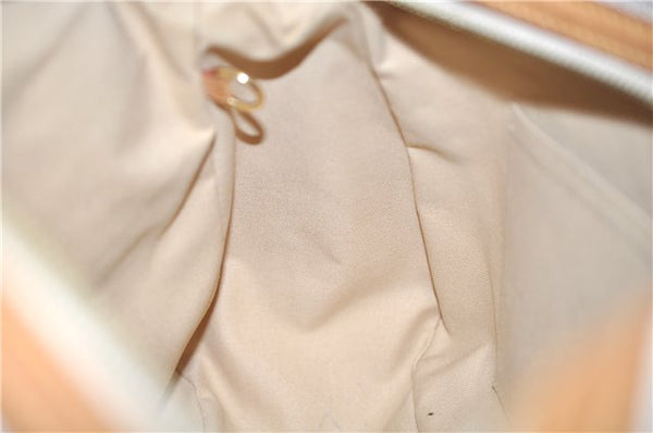 Authentic Louis Vuitton Damier Azur Stresa PM Shoulder Bag N42220 LV 9473E