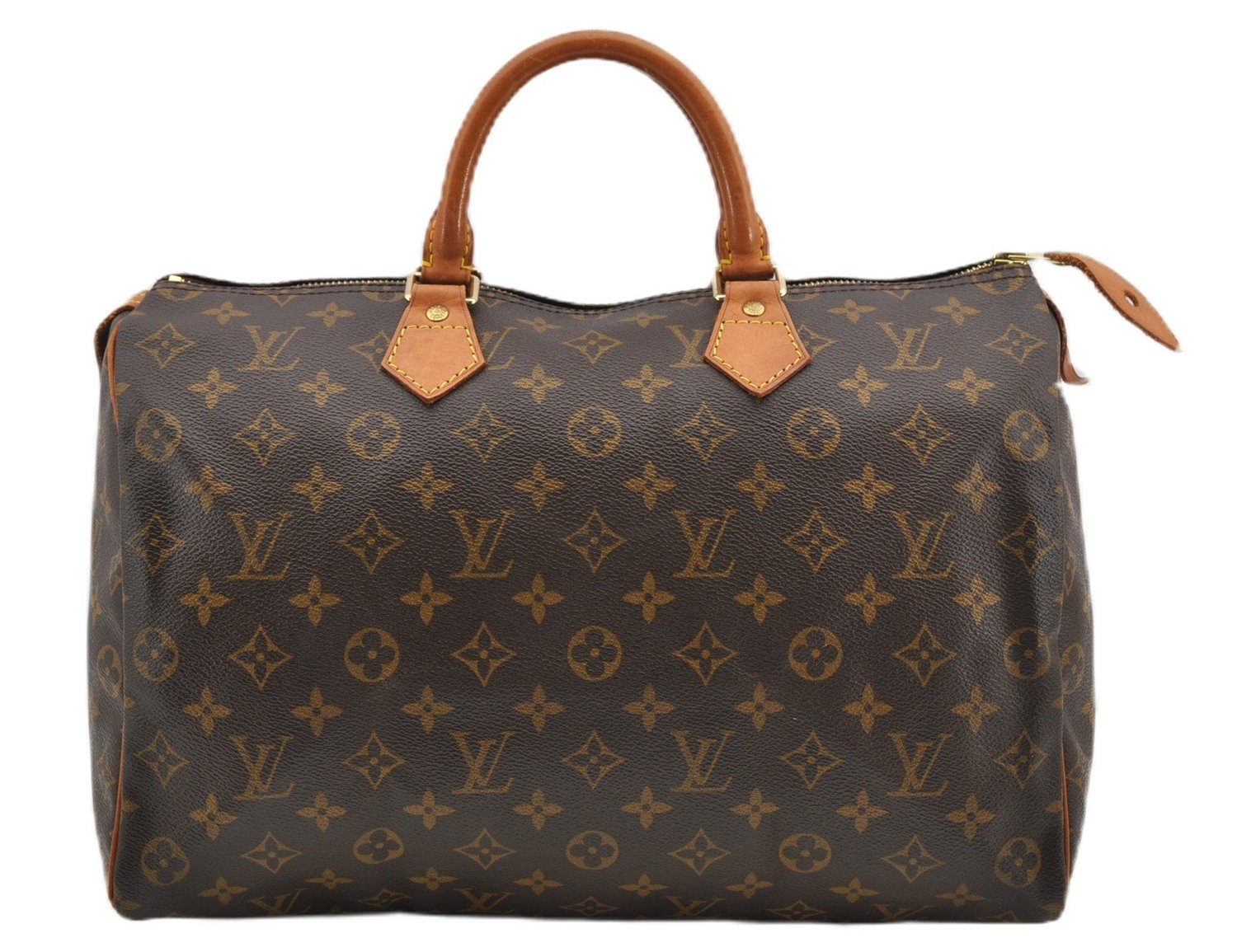 Authentic Louis Vuitton Monogram Speedy 35 Hand Boston Bag M41524 LV 9474F