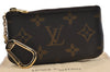 Authentic Louis Vuitton Monogram Pochette Cles Coin Purse Case M62650 LV 9476F