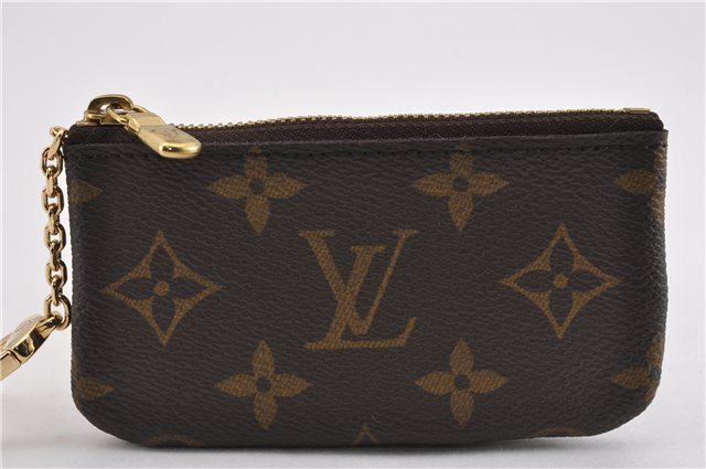 Authentic Louis Vuitton Monogram Pochette Cles Coin Purse Case M62650 LV 9476F