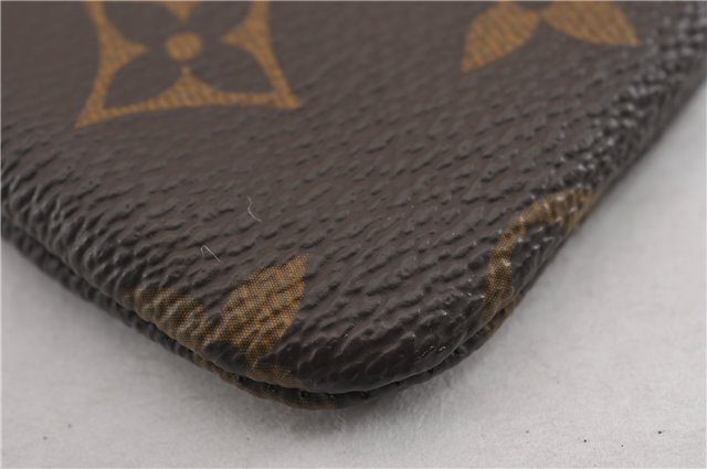 Authentic Louis Vuitton Monogram Pochette Cles Coin Purse Case M62650 LV 9476F