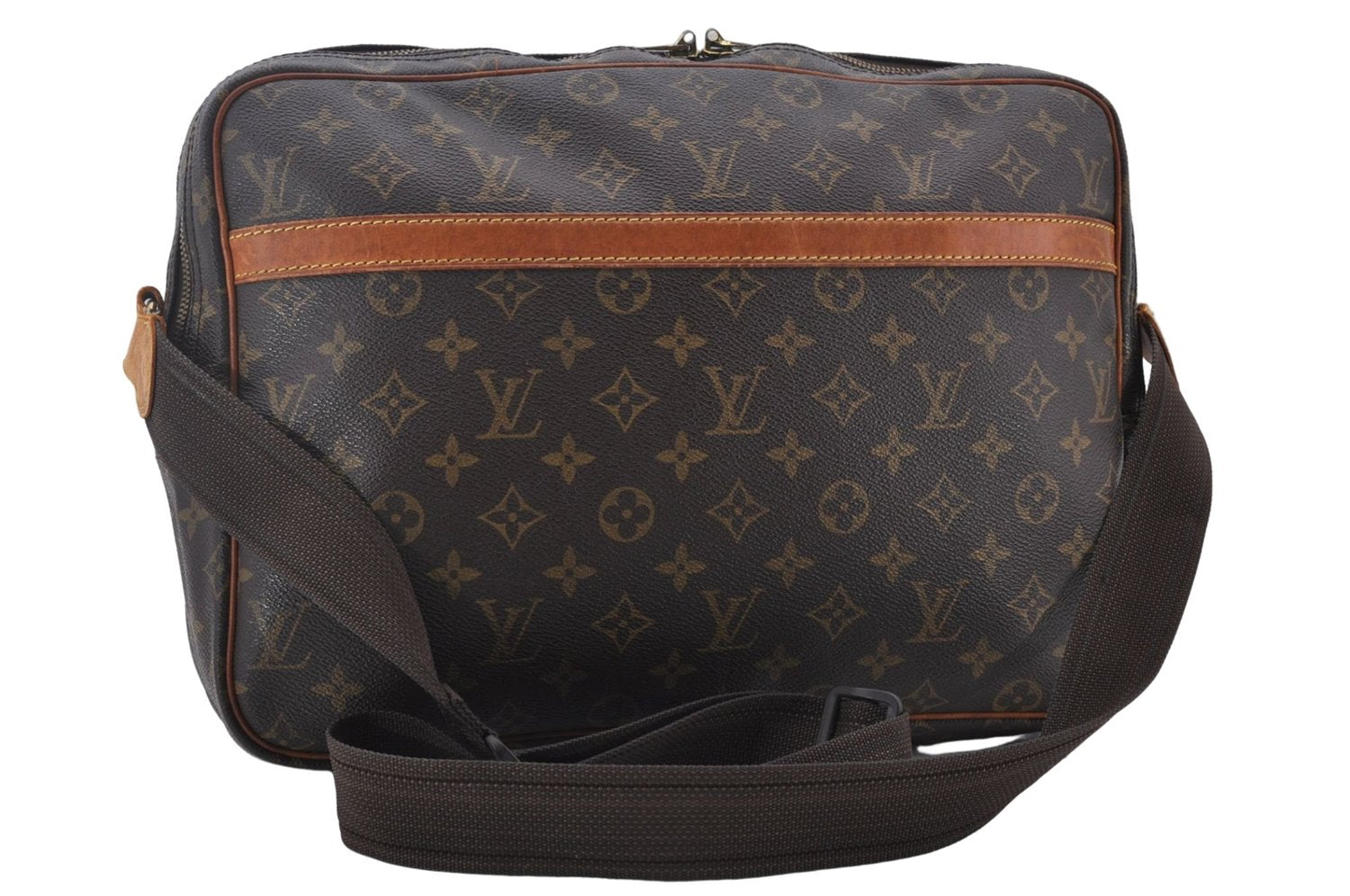 Auth Louis Vuitton Monogram Reporter GM Shoulder Cross Body Bag M45252 LV 9477D
