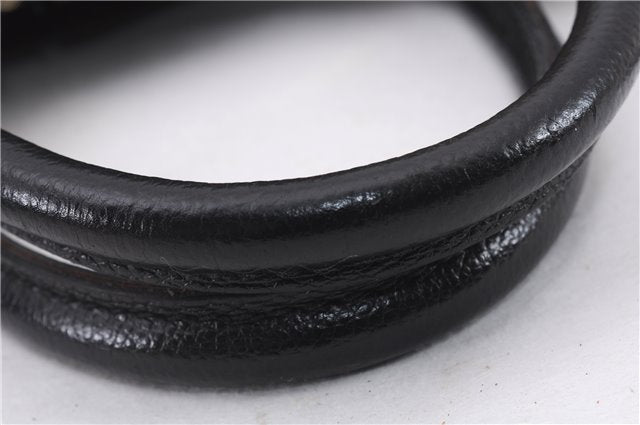 Authentic Louis Vuitton Monogram Empreinte Mazarine PM 2Way Hand Bag Black 9480E