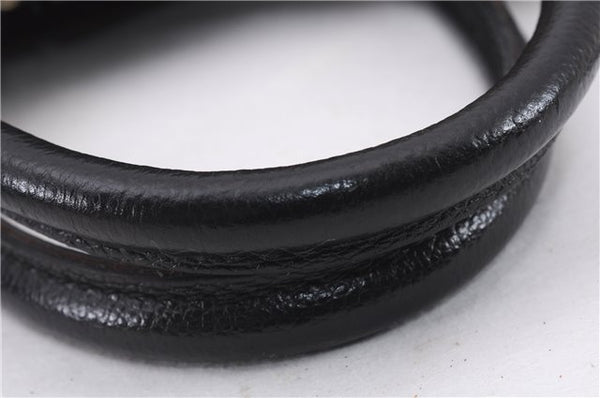 Authentic Louis Vuitton Monogram Empreinte Mazarine PM 2Way Hand Bag Black 9480E