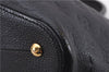 Authentic Louis Vuitton Monogram Empreinte Mazarine PM 2Way Hand Bag Black 9480E