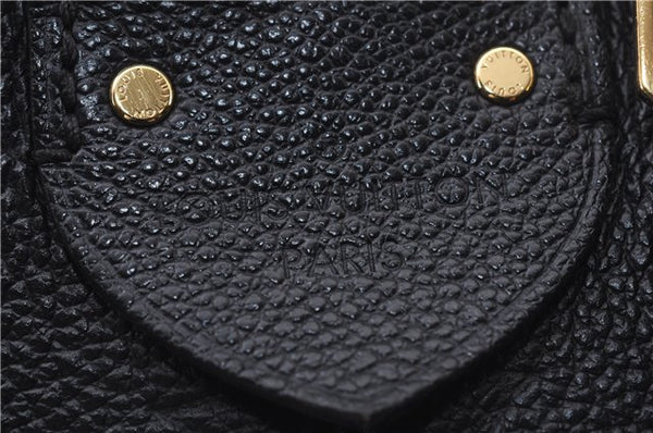 Authentic Louis Vuitton Monogram Empreinte Mazarine PM 2Way Hand Bag Black 9480E