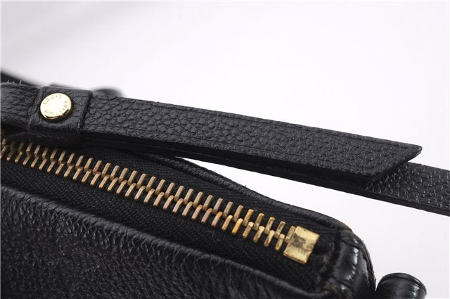 Authentic Louis Vuitton Monogram Empreinte Mazarine PM 2Way Hand Bag Black 9480E