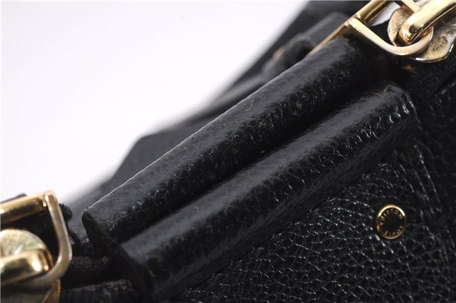 Authentic Louis Vuitton Monogram Empreinte Mazarine PM 2Way Hand Bag Black 9480E