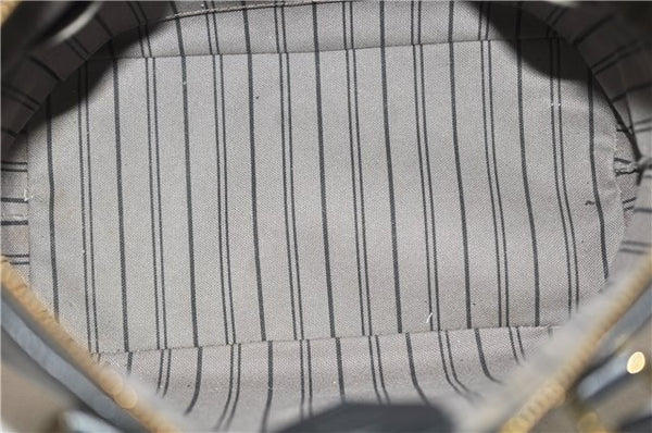 Authentic Louis Vuitton Monogram Empreinte Mazarine PM 2Way Hand Bag Black 9480E