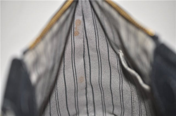 Authentic Louis Vuitton Monogram Empreinte Mazarine PM 2Way Hand Bag Black 9480E