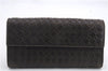 Authentic BOTTEGA VENETA Intrecciato Leather Long Wallet Purse Brown 9482C