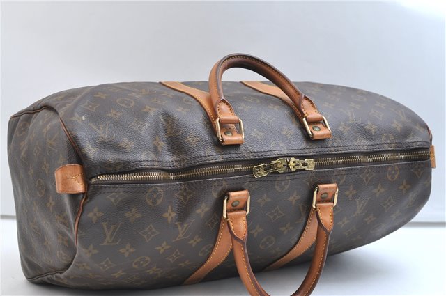 Authentic Louis Vuitton Monogram Keepall 45 Travel Boston Bag M41428 LV 9482E