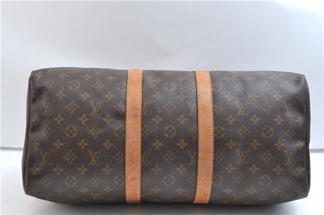 Authentic Louis Vuitton Monogram Keepall 45 Travel Boston Bag M41428 LV 9482E