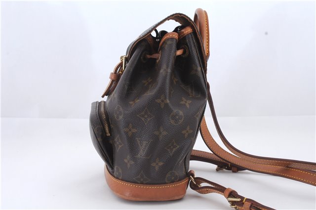 Authentic Louis Vuitton Monogram Montsouris PM Backpack M51137 LV 9484C