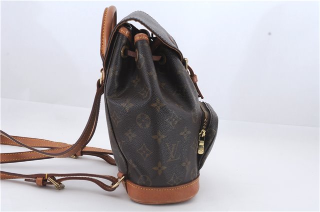 Authentic Louis Vuitton Monogram Montsouris PM Backpack M51137 LV 9484C