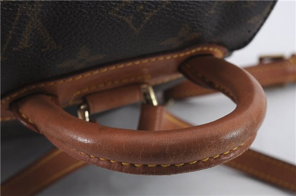 Authentic Louis Vuitton Monogram Montsouris PM Backpack M51137 LV 9484C