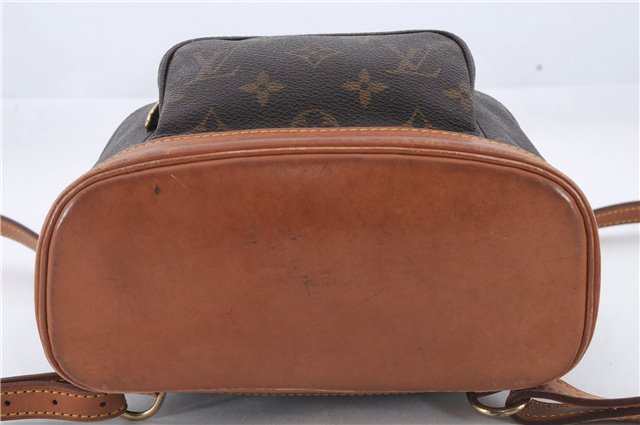 Authentic Louis Vuitton Monogram Montsouris PM Backpack M51137 LV 9484C