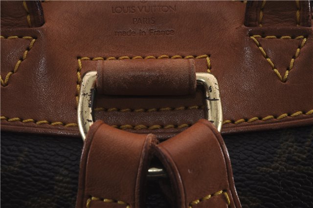 Authentic Louis Vuitton Monogram Montsouris PM Backpack M51137 LV 9484C