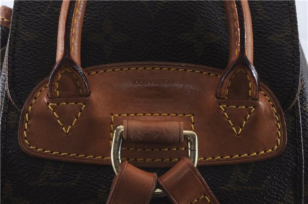Authentic Louis Vuitton Monogram Montsouris PM Backpack M51137 LV 9484C