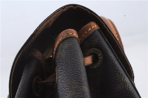 Authentic Louis Vuitton Monogram Montsouris PM Backpack M51137 LV 9484C