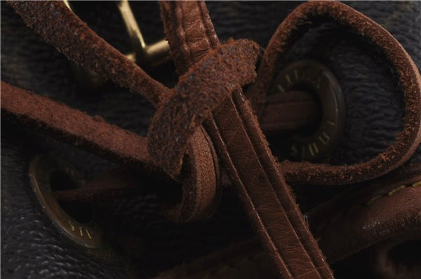 Authentic Louis Vuitton Monogram Montsouris PM Backpack M51137 LV 9484C