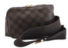 Authentic Louis Vuitton Damier Geronimos Waist Body Bag N51994 LV 9487E