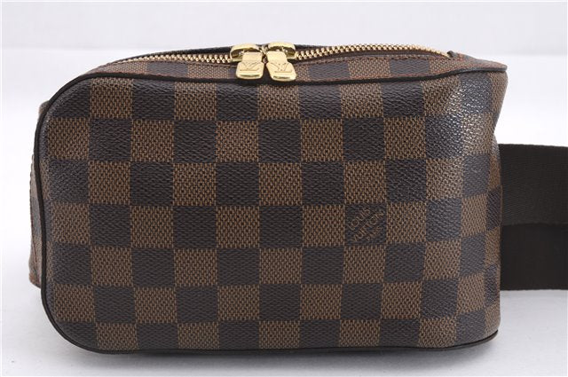 Authentic Louis Vuitton Damier Geronimos Waist Body Bag N51994 LV 9487E