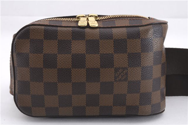 Authentic Louis Vuitton Damier Geronimos Waist Body Bag N51994 LV 9487E