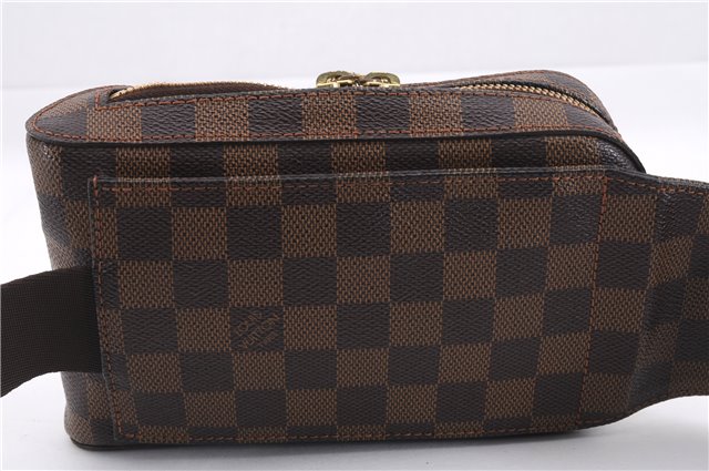 Authentic Louis Vuitton Damier Geronimos Waist Body Bag N51994 LV 9487E