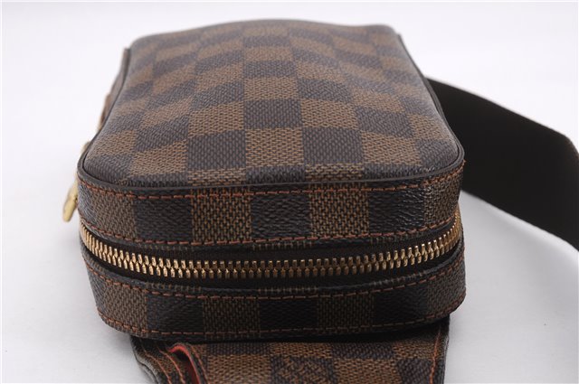 Authentic Louis Vuitton Damier Geronimos Waist Body Bag N51994 LV 9487E