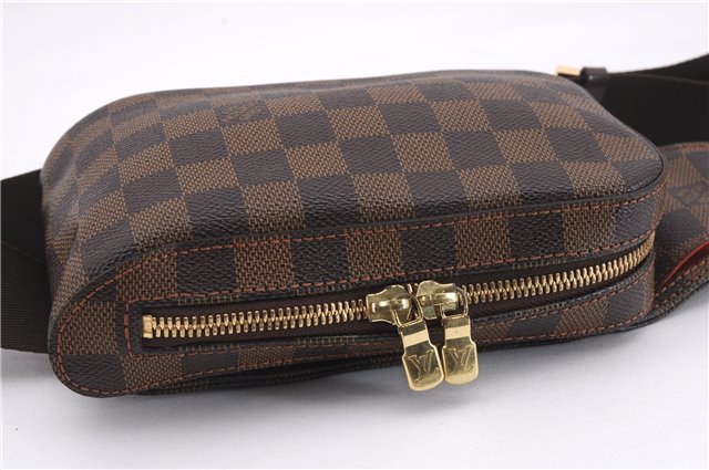 Authentic Louis Vuitton Damier Geronimos Waist Body Bag N51994 LV 9487E