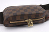 Authentic Louis Vuitton Damier Geronimos Waist Body Bag N51994 LV 9487E