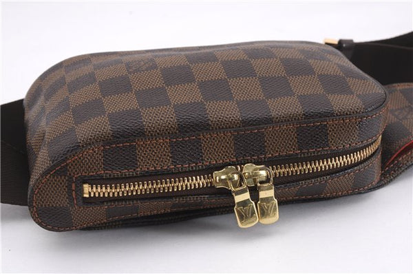 Authentic Louis Vuitton Damier Geronimos Waist Body Bag N51994 LV 9487E