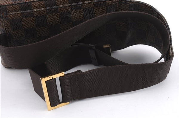 Authentic Louis Vuitton Damier Geronimos Waist Body Bag N51994 LV 9487E