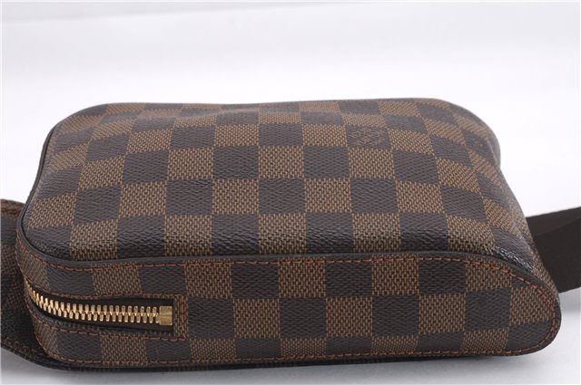 Authentic Louis Vuitton Damier Geronimos Waist Body Bag N51994 LV 9487E