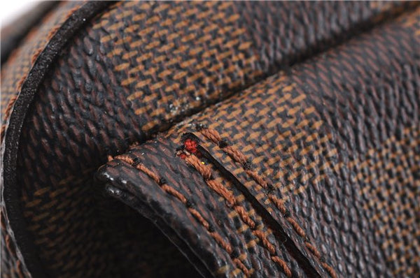 Authentic Louis Vuitton Damier Geronimos Waist Body Bag N51994 LV 9487E