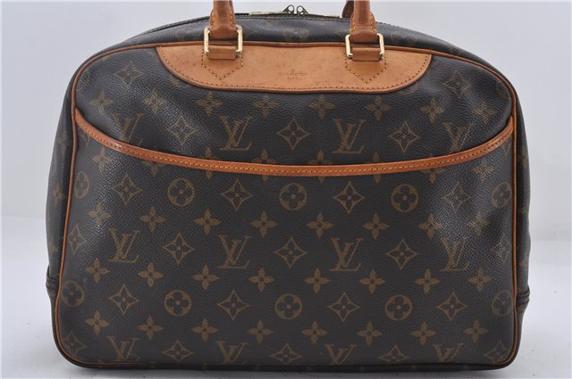 Authentic Louis Vuitton Monogram Deauville Hand Bag Purse M47270 LV 9488D