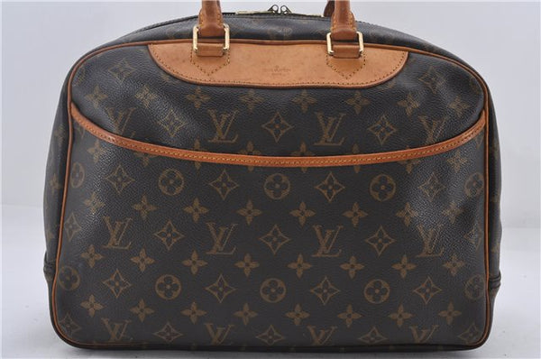 Authentic Louis Vuitton Monogram Deauville Hand Bag Purse M47270 LV 9488D
