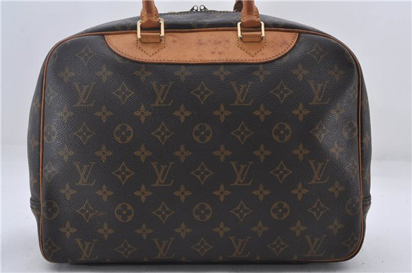 Authentic Louis Vuitton Monogram Deauville Hand Bag Purse M47270 LV 9488D