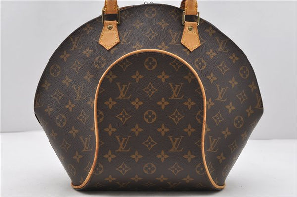 Authentic LOUIS VUITTON Monogram Ellipse MM Hand Bag M51126 LV 9489C