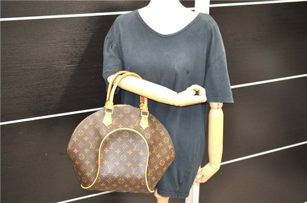 Authentic LOUIS VUITTON Monogram Ellipse MM Hand Bag M51126 LV 9489C