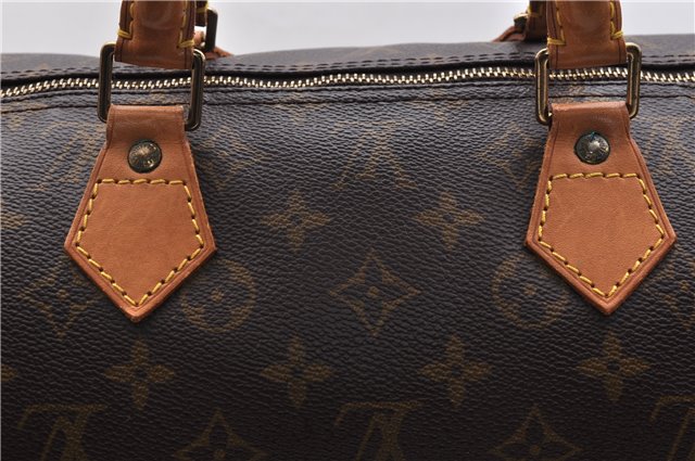 Authentic Louis Vuitton Monogram Speedy 40 Hand Bag M41522 LV 9490C