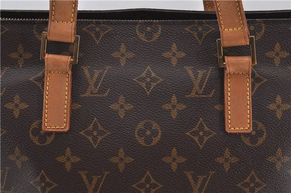 Authentic Louis Vuitton Monogram Cabas Piano Shoulder Tote Bag M51148 LV 9490E