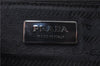 Authentic PRADA Bufalo Mix Leather Plastic Shoulder Cross Bag VA0402 Black 9492C