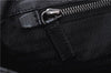 Authentic PRADA Bufalo Mix Leather Plastic Shoulder Cross Bag VA0402 Black 9492C