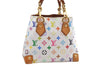 Auth Louis Vuitton Monogram Multicolor Audra Tote Hand Bag White M40047 LV 9492D