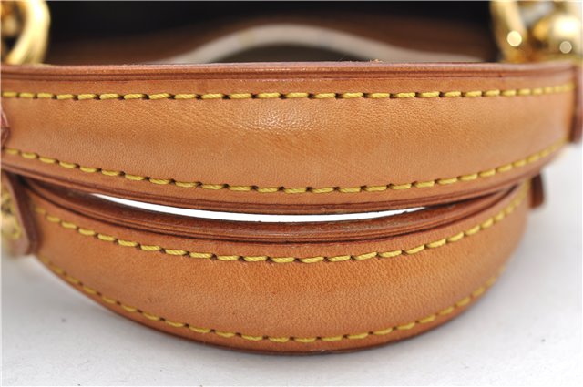 Auth Louis Vuitton Monogram Multicolor Audra Tote Hand Bag White M40047 LV 9492D