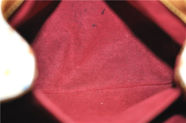 Auth Louis Vuitton Monogram Multicolor Audra Tote Hand Bag White M40047 LV 9492D